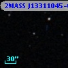 2MASS J13311045-0001015