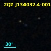 2SLAQ J134032.43-001049.0