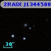 2MASX J13445000+2913557