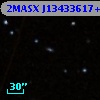 2MASX J13433617+2948378