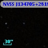 NVSS J134705+281805