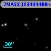 2MASX J13414400+2607289