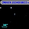 2MASX J13431022+2556590