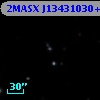 2MASX J13431030+2620590