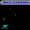 2MASX J13420478+2157085