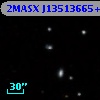 2MASX J13513665+1112283