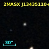 2MASX J13435110+0004346