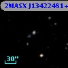 2MASX J13422481+0216360