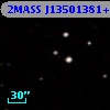 2MASS J13501381+0001104