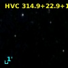 HVC 314.9+22.9+107