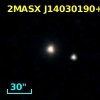 2MASX J14030190+2648342