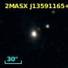 2MASX J13591165+2557348
