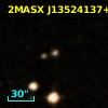2MASX J13524137+0009258