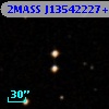 2MASS J13542227+0012100