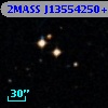 2MASS J13554250+0013044