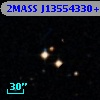 2MASS J13554330+0013305