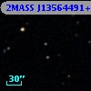 2MASS J13564491+0006431