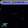 2MASS J13580382+0009580