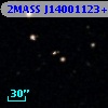 2MASS J14001123+0009308