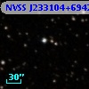 NVSS J233104+694238