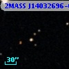2MASS J14032696-0011351