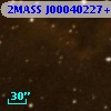 2MASS J00040227+6831360
