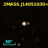 2MASS J14051030+1236256