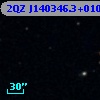 2QZ J140346.3+010024