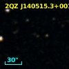 2SLAQ J140515.40+001648.3