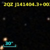 2QZ J141404.3+003233