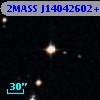 2MASS J14042602+0014400