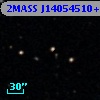 2MASS J14054510+0001275