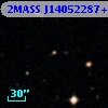 2MASS J14052287+0001237