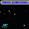 2MASS J14054266+0001076