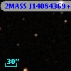 2MASS J14084369+0001502