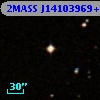 2MASS J14103969+0013385