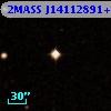 2MASS J14112891+0008446