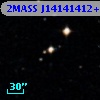 2MASS J14141412+0015464