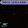 2MASS J14114436-0011400