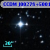 CCDM J00278+5001D