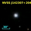NVSS J142307+204323