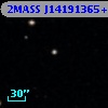 2MASS J14191365+1034126