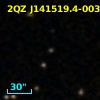 2SLAQ J141519.50-003021.6