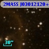 2MASS J03012120+6030105