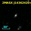 2MASX J14362420+2055500