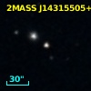 2MASS J14315505+1538217