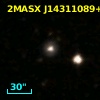 2MASX J14311089+0804366