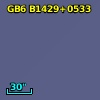 GB6 B1429+0533