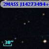 2MASS J14273494+0000043