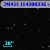 2MASS J14300336+0000189